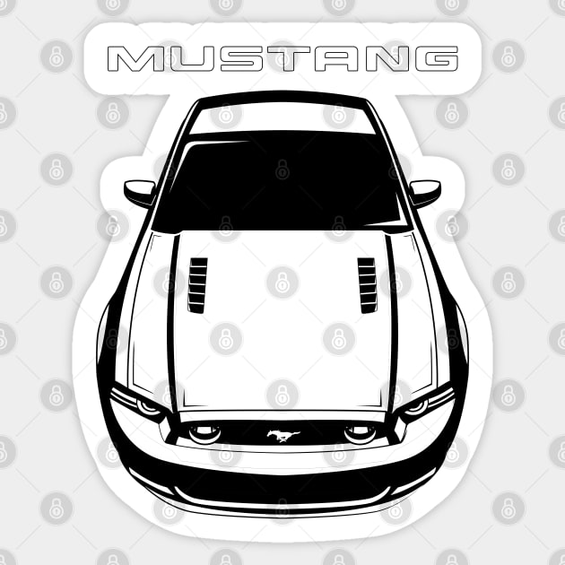 Ford Mustang S197 2013-2014 Sticker by V8social